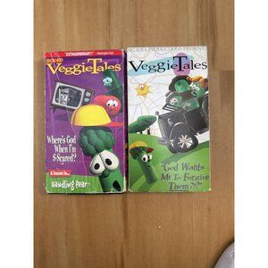 VeggieTales VHS Set Wheres God When Im S-Scared God Wants Me To Forgive Them